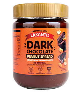 LAKANTO Dark Chocolate Peanut Spread